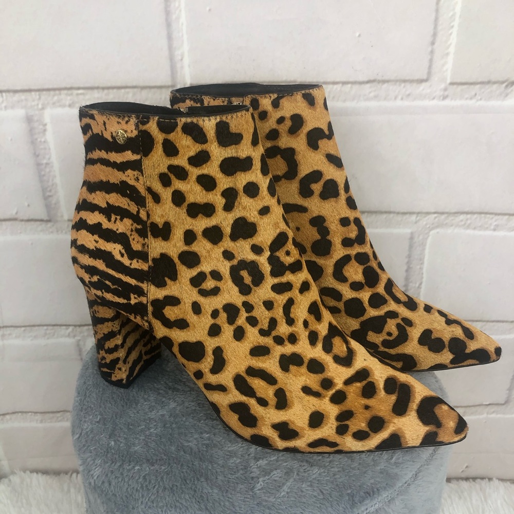 Antonio Melani Animal print block heel boots - Picture 2 of 11